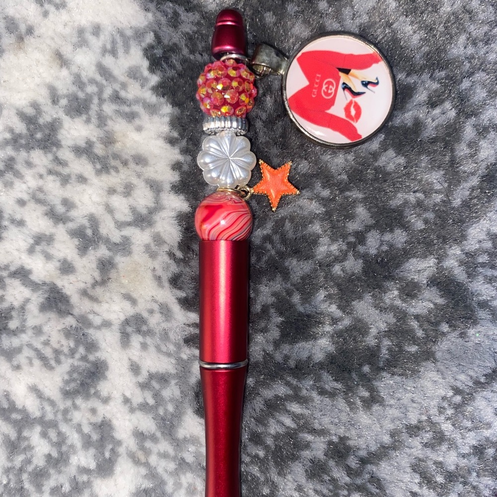 Fashion beaded pen made with love 2 for $15